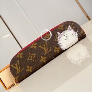 LV Catagram pencil pouch